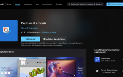 Capture et Croquis : L’outil de capture d’écran simple et efficace de Microsoft